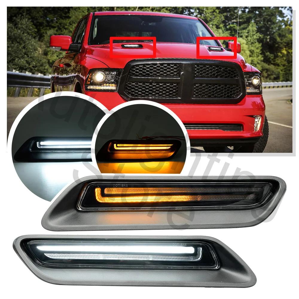 Dodge RAM 1500  LED Ʈ ĵ ׸, DRL ̳ ڹ  õ, 2010-2018 2019-2022 ȭƮ, 2 
